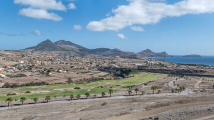  golf course on barren island, Porto Santo island