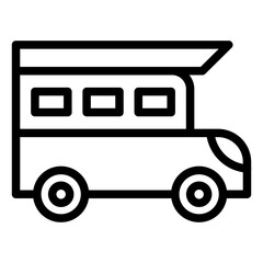 Camper Van Icon Style