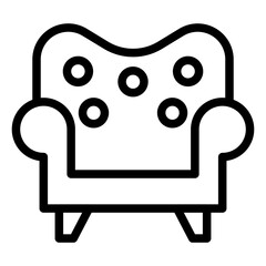 Armchair Icon Style