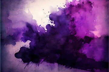 violet and dark abstract watercolor, map, illustration with purple paint