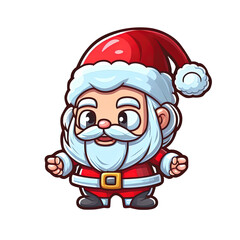 Cute santa claus character