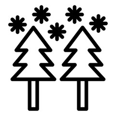 Snow Forest Icon Style