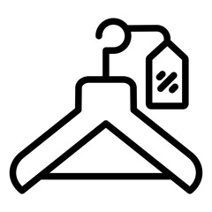 Hanger Sale Icon Style