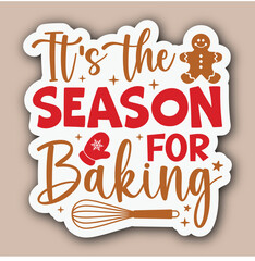 It's the season for baking Stickers