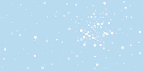 Falling snowflakes christmas background. Subtle