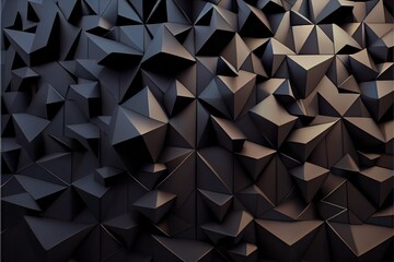 Fototapeta premium futuristic, high tech, dark background, background pattern, illustration with triangle grey