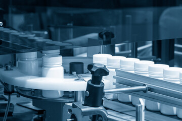 The medical manufacturing process in medical factory.