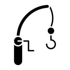 Fishing Rod Icon Style