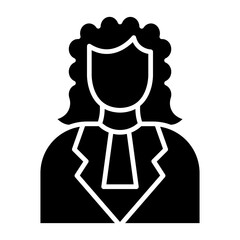 Obraz premium Judge Icon Style