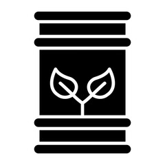 Eco Barrel Icon Style