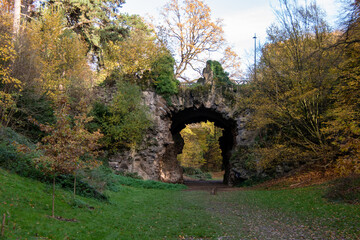 Bois de la Cambre in Brussels during autumn