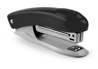 stapler isolated on white background. Selective focus