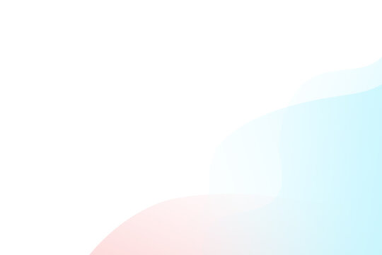 modern minimal style pastel blue and pink waves on white background with free space for text