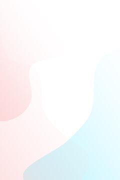 modern minimal style pastel blue and pink waves on white background with free space for text