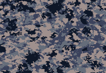 Full seamless camouflage texture pattern vector for military textile. Usable for Jacket Pants Shirt and Shorts. Dirty army camo masking design for skin fabric print and wallpaper.