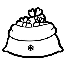 Outline Christmas decorations 