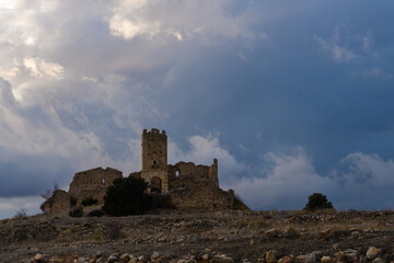 RUINAS DEL CASTILLO DE PRADAS. TERUEL. ARAGÓN. ESPAÑA