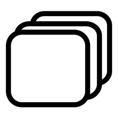 Editable windows ui icons vector illustrations