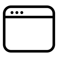 Editable windows ui icons vector illustrations