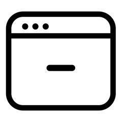 Editable windows ui icons vector illustrations