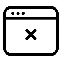 Editable windows ui icons vector illustrations