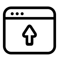 Editable windows ui icons vector illustrations