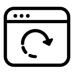 Editable windows ui icons vector illustrations