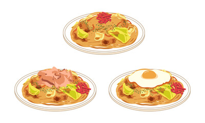焼きうどんのセット・鉄板