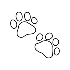 Fototapeta na wymiar Paws icon. Animals symbol modern, simple, vector, icon for website design, mobile app, ui. Vector Illustration