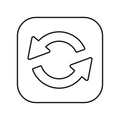 Counterclockwise icon. Multimedia symbol modern, simple, vector, icon for website design, mobile app, ui. Vector Illustration