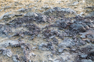 Rocas en la orilla. Textura natural