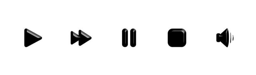 play music vector icon.	