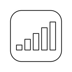 Antenna bars icon. Signal strength symbol modern, simple, vector, icon for website design, mobile app, ui. Vector Illustration