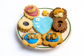 Artisan cookies to give away at Christmas cooked in Madrid