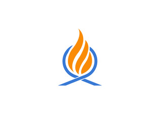 fire logo design