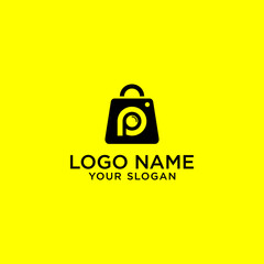 Illustration Vector Graphic of Letter P Photo Shop Logo