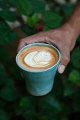 Spend the morning sipping a cup of coffee.