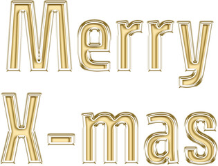 merry christmas nowy rok napis złoto metal świecić impreza przyjęcie szklany transparentny święta boże narodzenie - obrazy, fototapety, plakaty