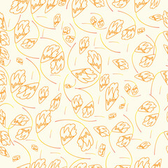 Seamless floral pattern Vector set of seamless patterns flower minimal Style.