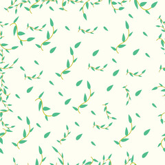 Seamless floral pattern Vector set of seamless patterns flower minimal Style.