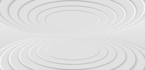 abstract white space background with multi-layered podium 