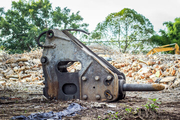 Hydraulic breaker jackhammer for excavator, tractor, bulldozer for backhoe