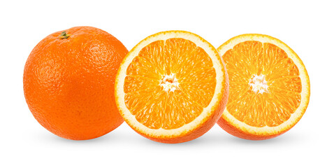 Orange fruit isolated on transparent png