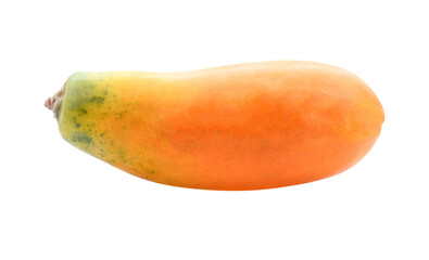 sliced of ripe papaya isolated on transparene png