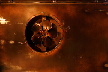 vintage steampunk background from the airbox