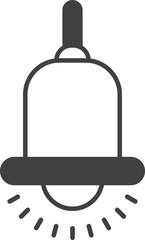 bell illustration in minimal style