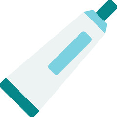 toothpaste illustration in minimal style