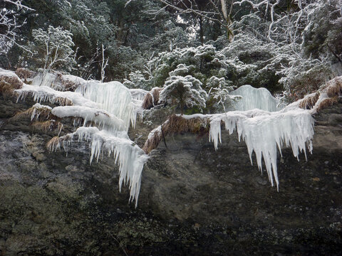 Winter in der Breitachklamm, Allg&auml;u. Die Natur ist der gr&ouml;sste K&uuml;nstler