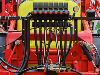control unit for an automatic soil fertilization system.