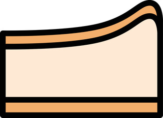 ミニ食べ物　チーズケーキ